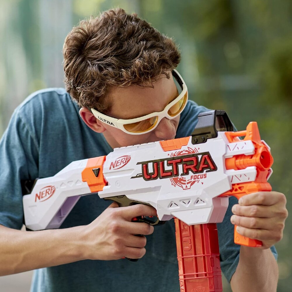 Pistol Nerf Ultra Focus, 10 sageti, multicolor - eMAG.ro