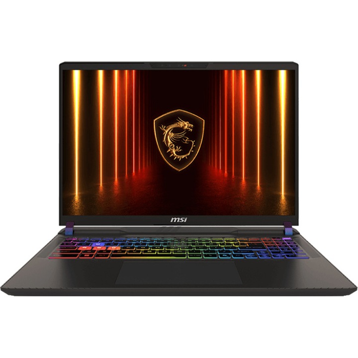 MSI Vector 16 HX AI A2XWHG laptop, Intel Core Ultra 9 275HX, 16 hüvelyk, 64 GB RAM, 1 TB + 2 TB SSD, nVidia GeForce RTX 5070 Ti 12 GB, Windows 11, Cosmos Gray