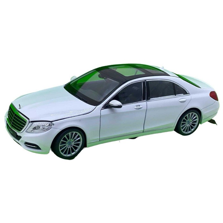 Mercedes-Benz S-osztály Welly modellautó 1:24 méretarány - fehér