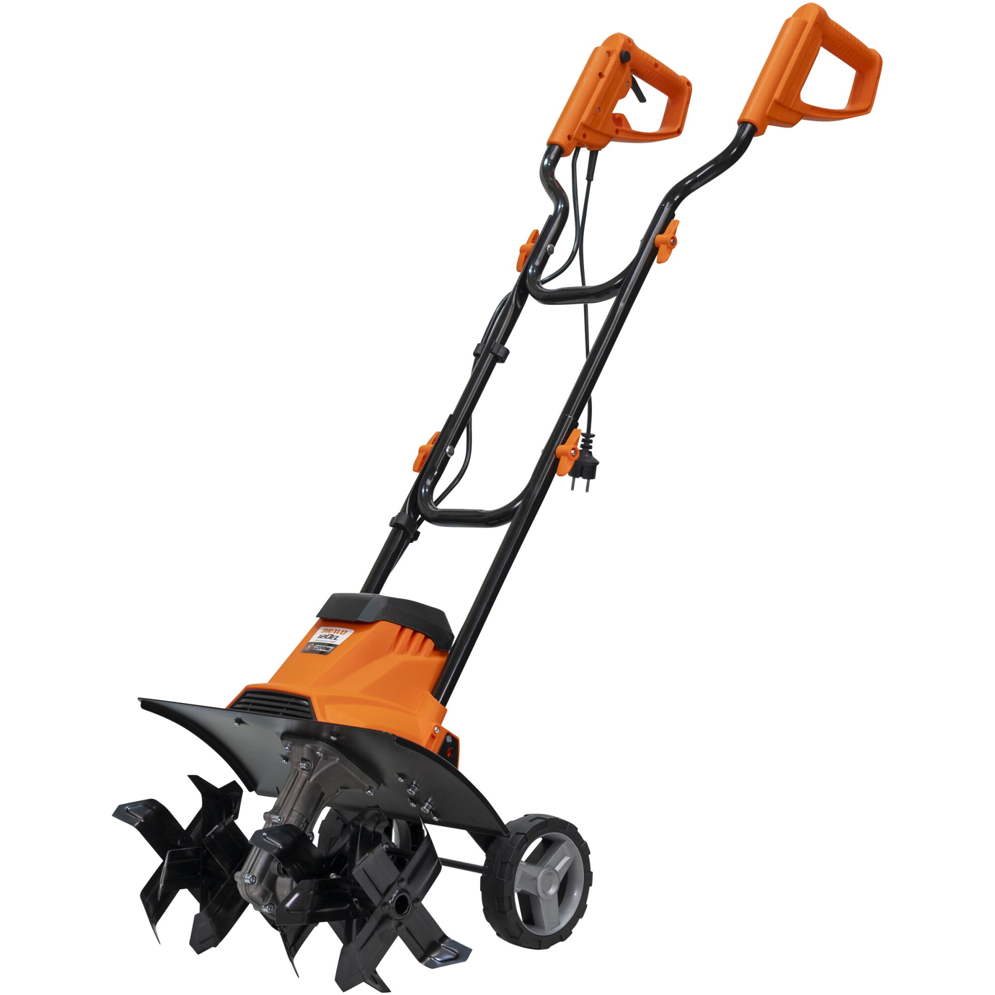 Motosapa electrica Ruris Bravo 120el, putere 1200 W, latime lucru 400 mm, adancime lucru 220 mm, diametru cutite 205 mm