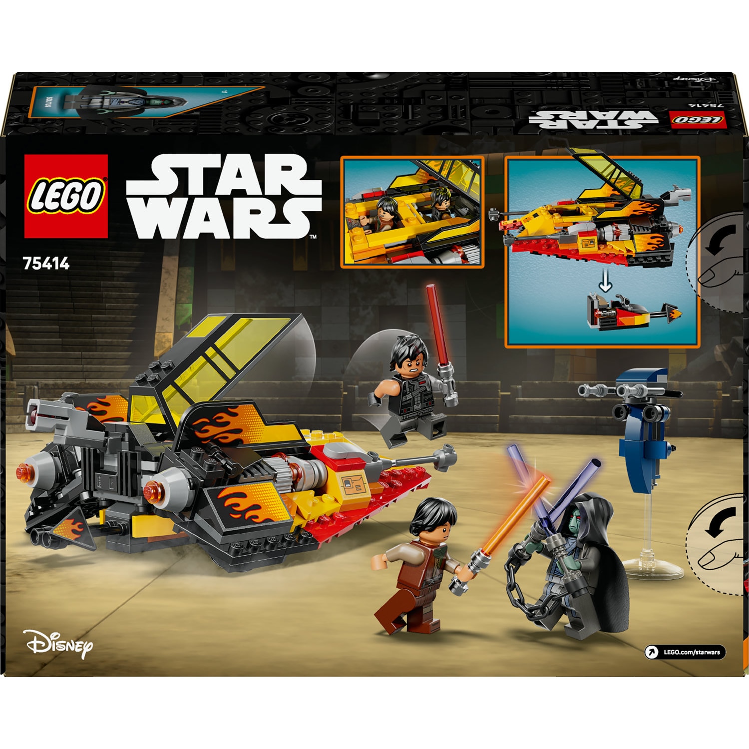 LEGO® Star Wars ™ - Snowspeeder™ inflacarat 75414, 349 piese - eMAG.ro