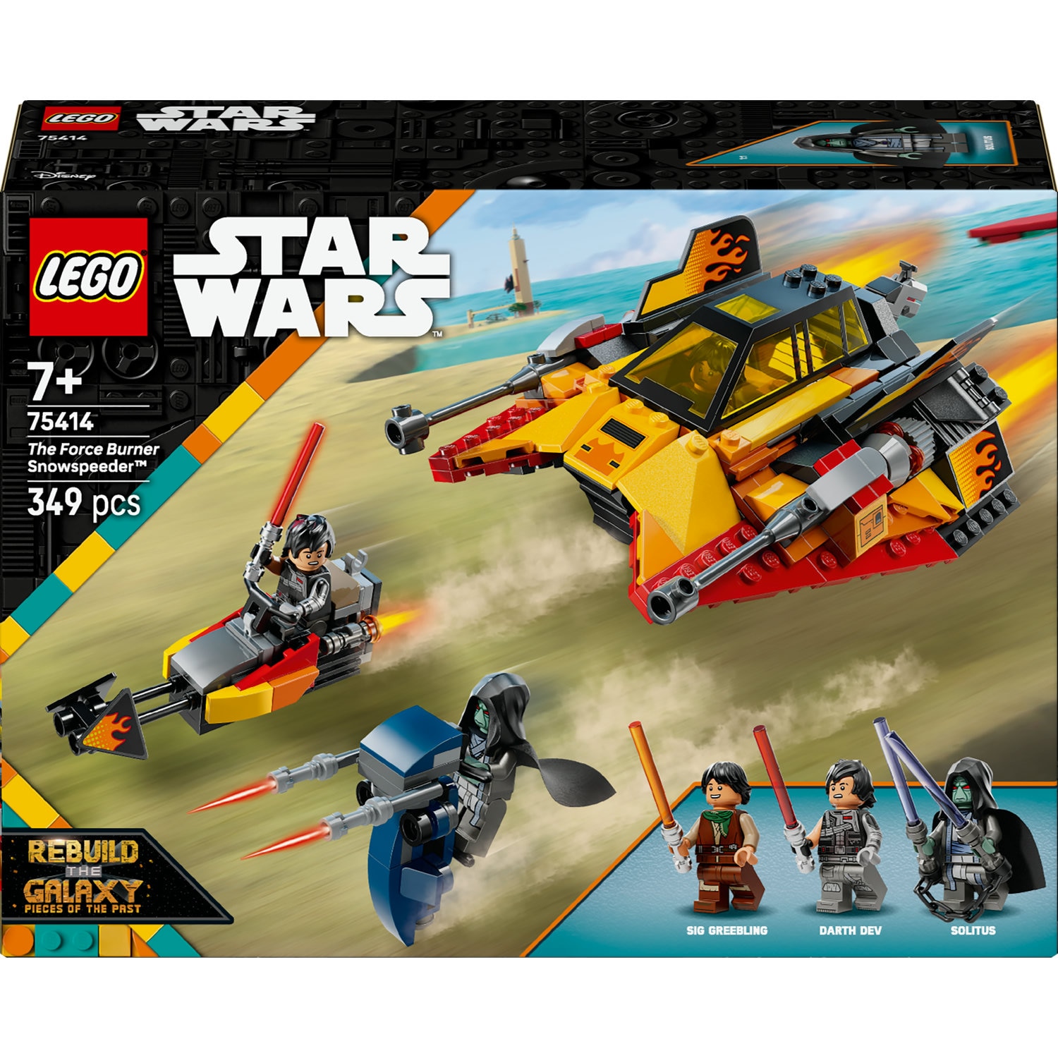LEGO® Star Wars ™ - Snowspeeder™ inflacarat 75414, 349 piese - eMAG.ro