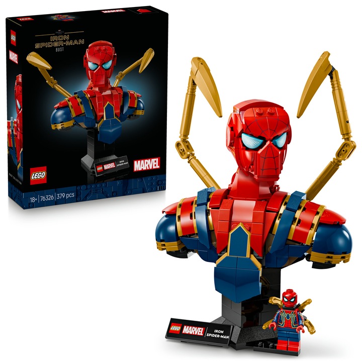 LEGO® Marvel, Iron Spider-Man Bust 76326, 379 части