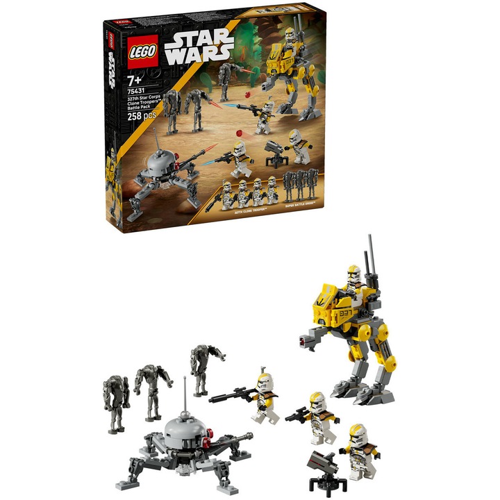 LEGO® Star Wars ™ - 327. klónkatonák harci csomag 75431, 258 darabos