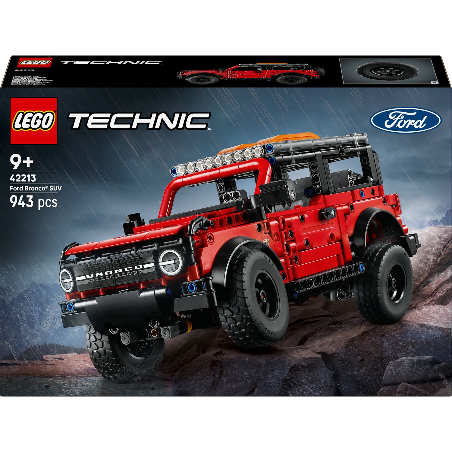 LEGO® Technic - SUV Ford Bronco® 42213, 943 piese - eMAG.ro