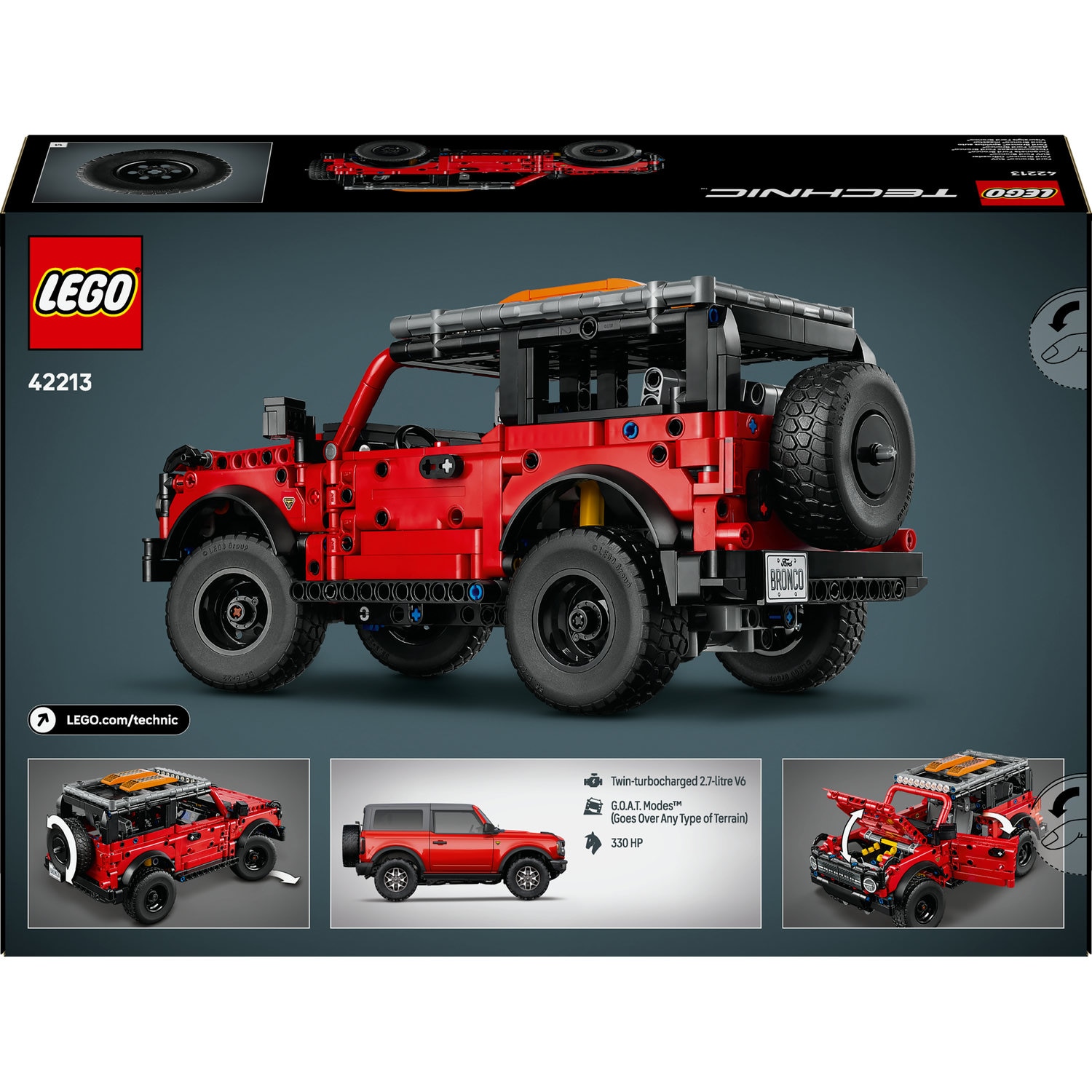 Vie　４点セット LEGO® Technic - SUV Ford Bronco® 42213, 943 piese - eMAG.ro