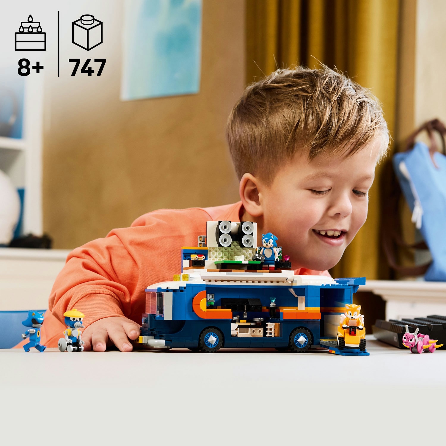 LEGO® Sonic The Hedgehog™ - Camionul de comanda al echipei Sonic