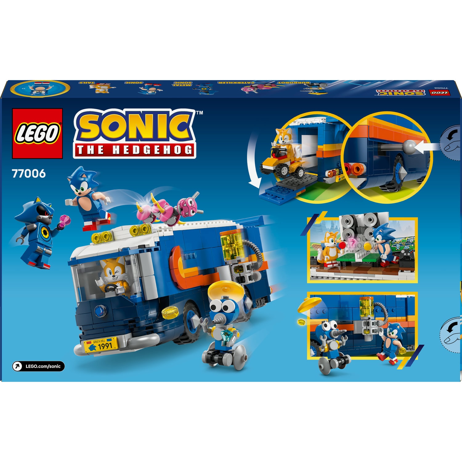LEGO® Sonic The Hedgehog™ - Camionul de comanda al echipei Sonic