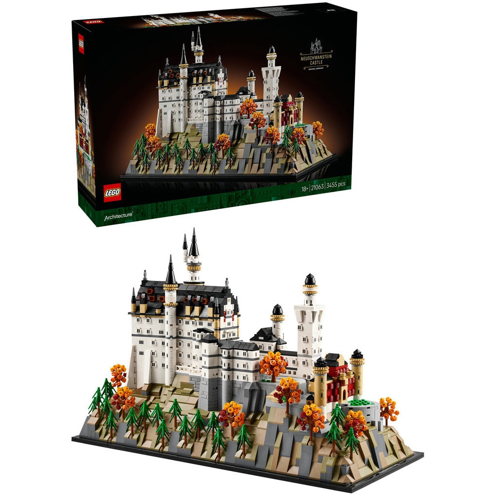 LEGO® Architecture - Castelul Neuschwanstein 21063, 3455 piese
