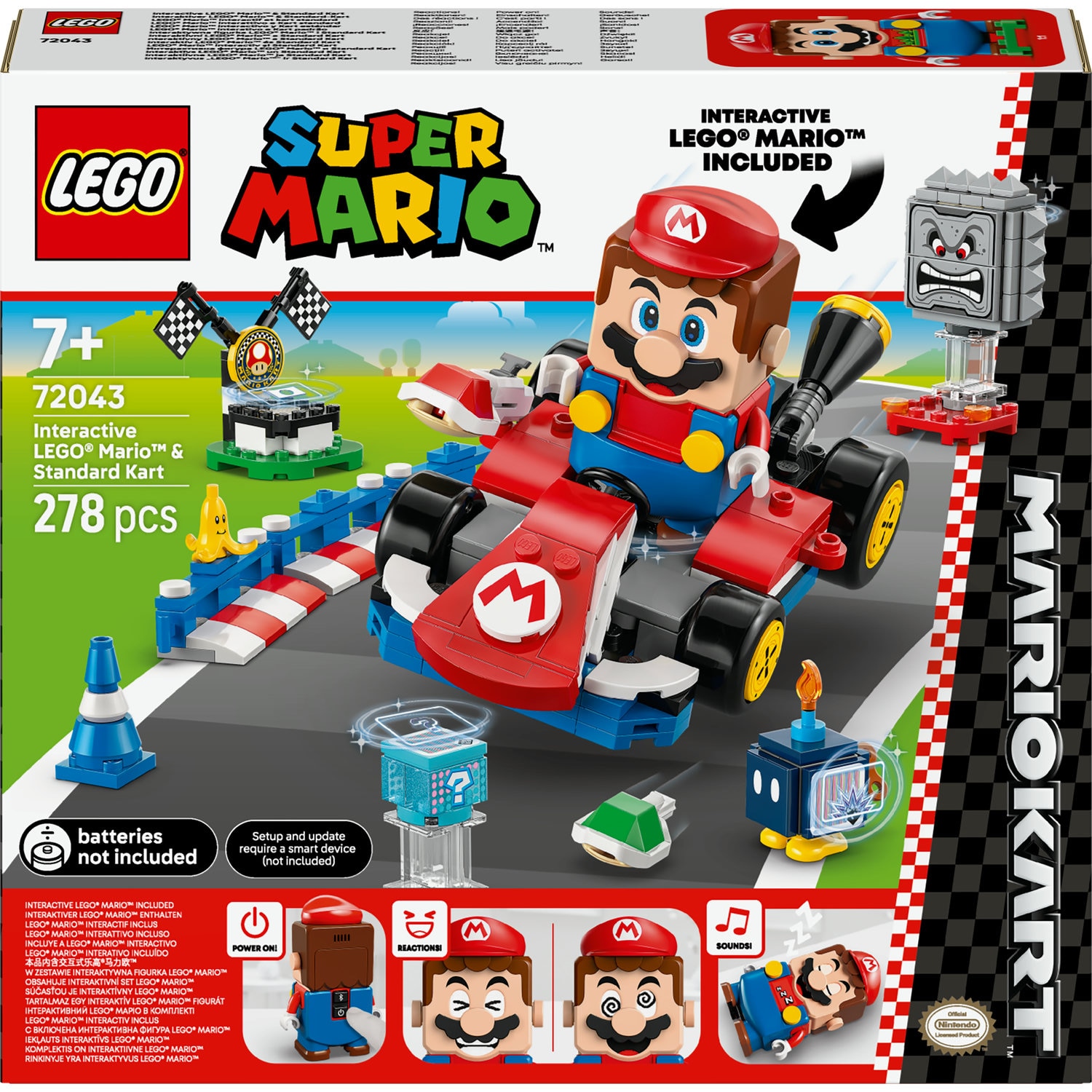 LEGO® Super Mario - Mario Kart™ – LEGO® Mario™ interactiv si