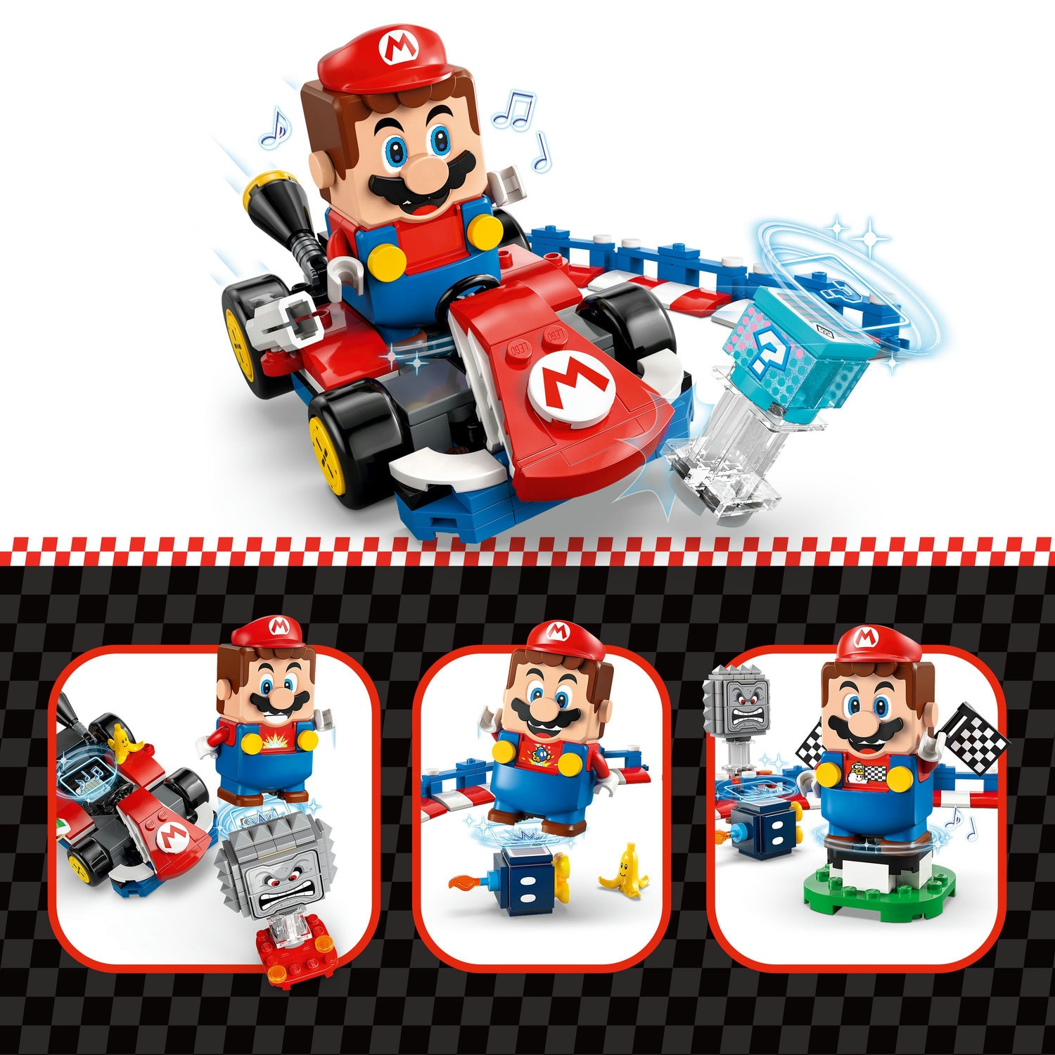 LEGO® Super Mario - Mario Kart™ – LEGO® Mario™ interactiv si