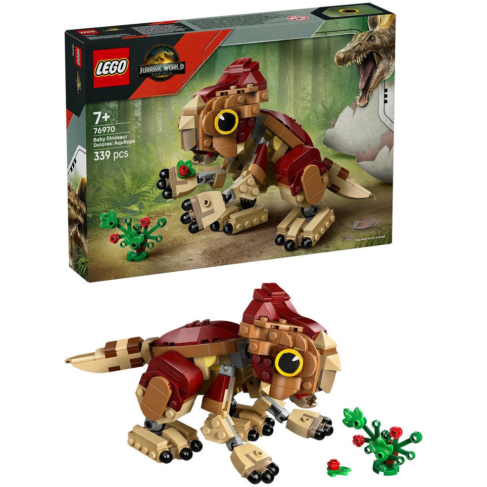 LEGO® Jurassic World - World Puiul de dinozaur Dolores: Aquilops 76970, 339 piese