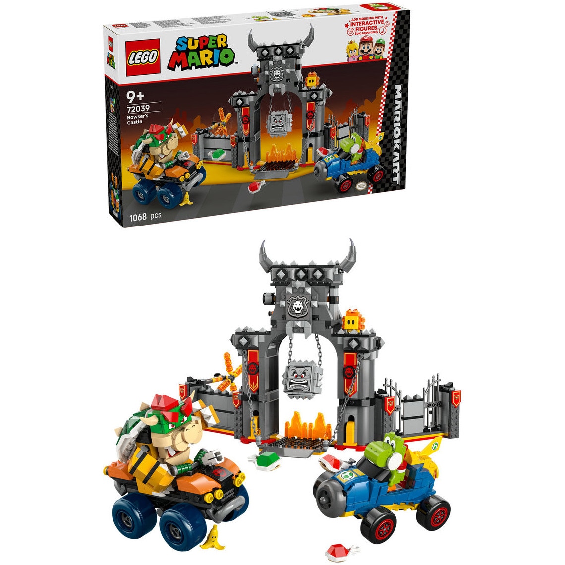 LEGO® Super Mario - Mario Kart™ – Castelul lui Bowser 72039, 1068 piese