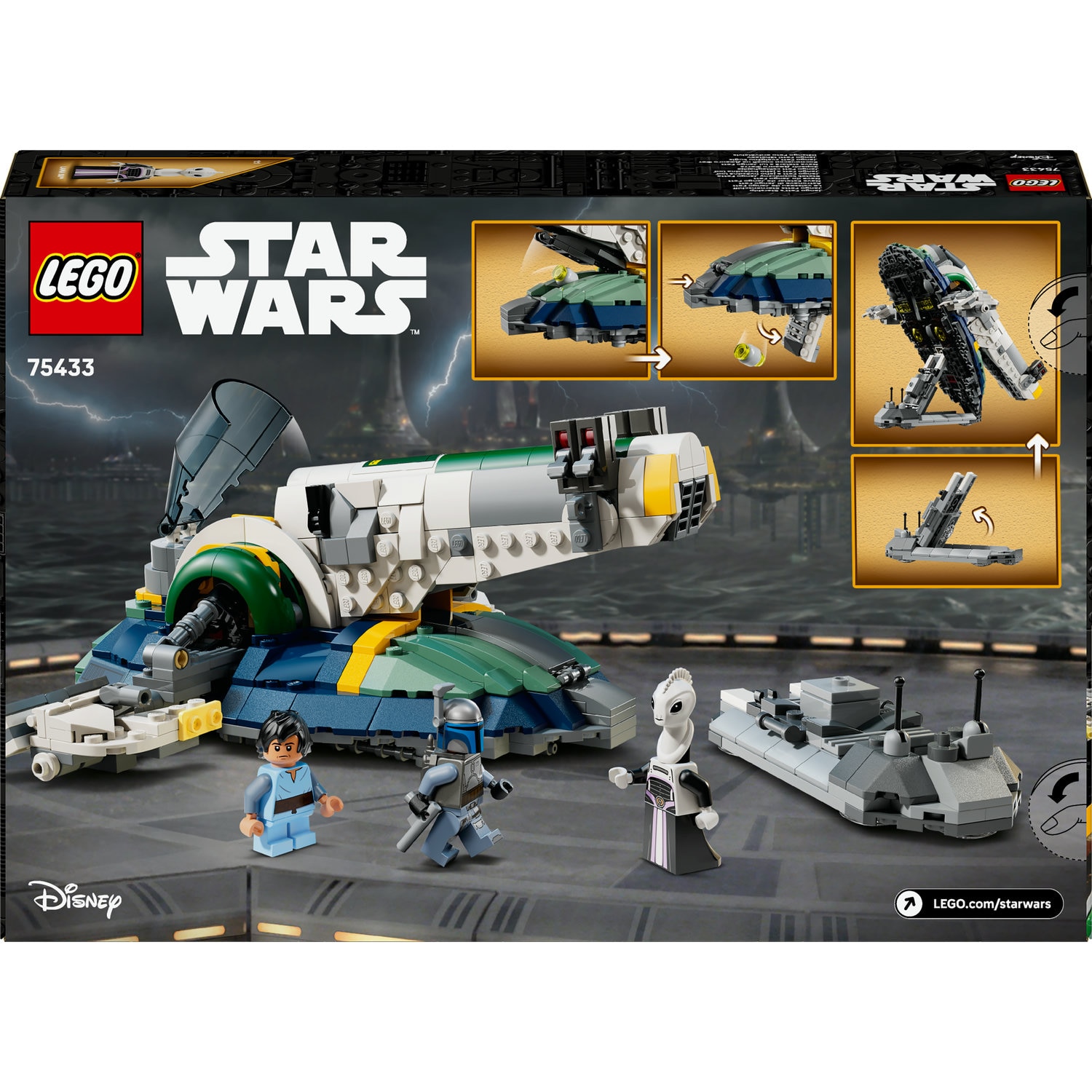 LEGO® Star Wars ™ - Nava stelara a lui Jango Fett 75433, 707 piese