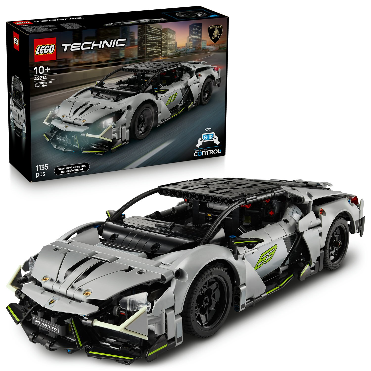 1114 high  LEGO® Technic - Supermasina sport Lamborghini Revuelto 42214
