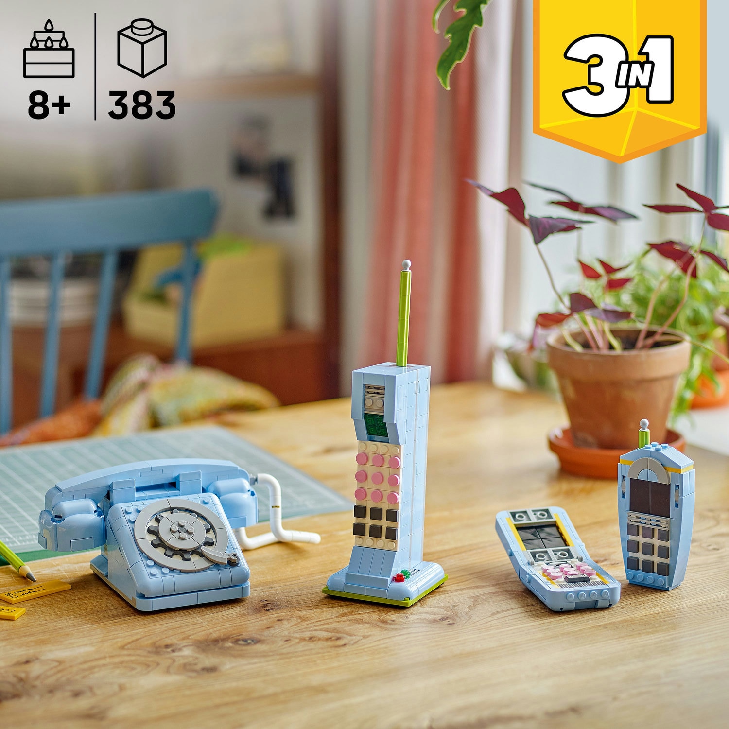 LEGO® Creator 3 in 1 - Telefon retro 31174, 383 piese - eMAG.ro