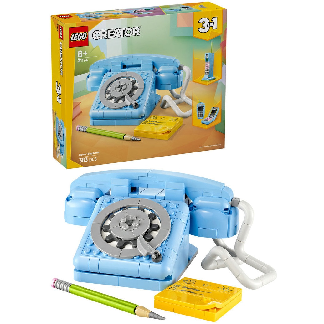 LEGO® Creator 3 in 1 - Telefon retro 31174, 383 piese