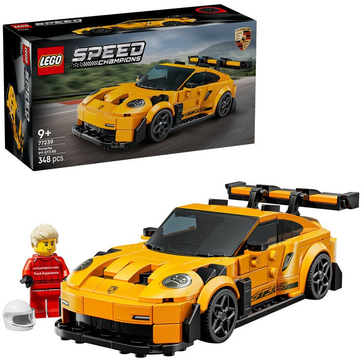 LEGO® Speed Champions - Supermasina Porsche 911 GT3 RS 77239, 348 piese