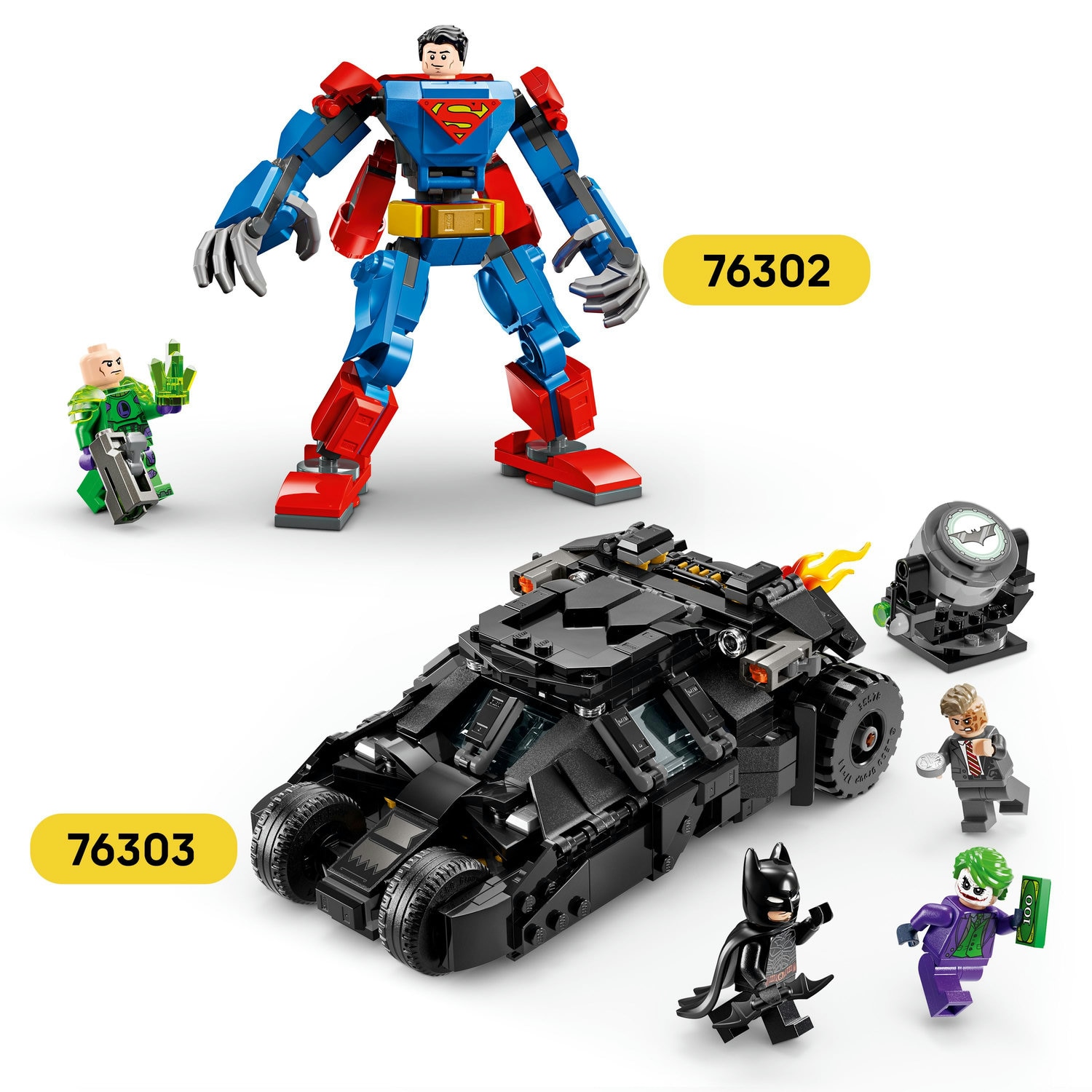 LEGO® DC - Batmobilul din Batman Forever™ 76304, 909 piese - eMAG.ro