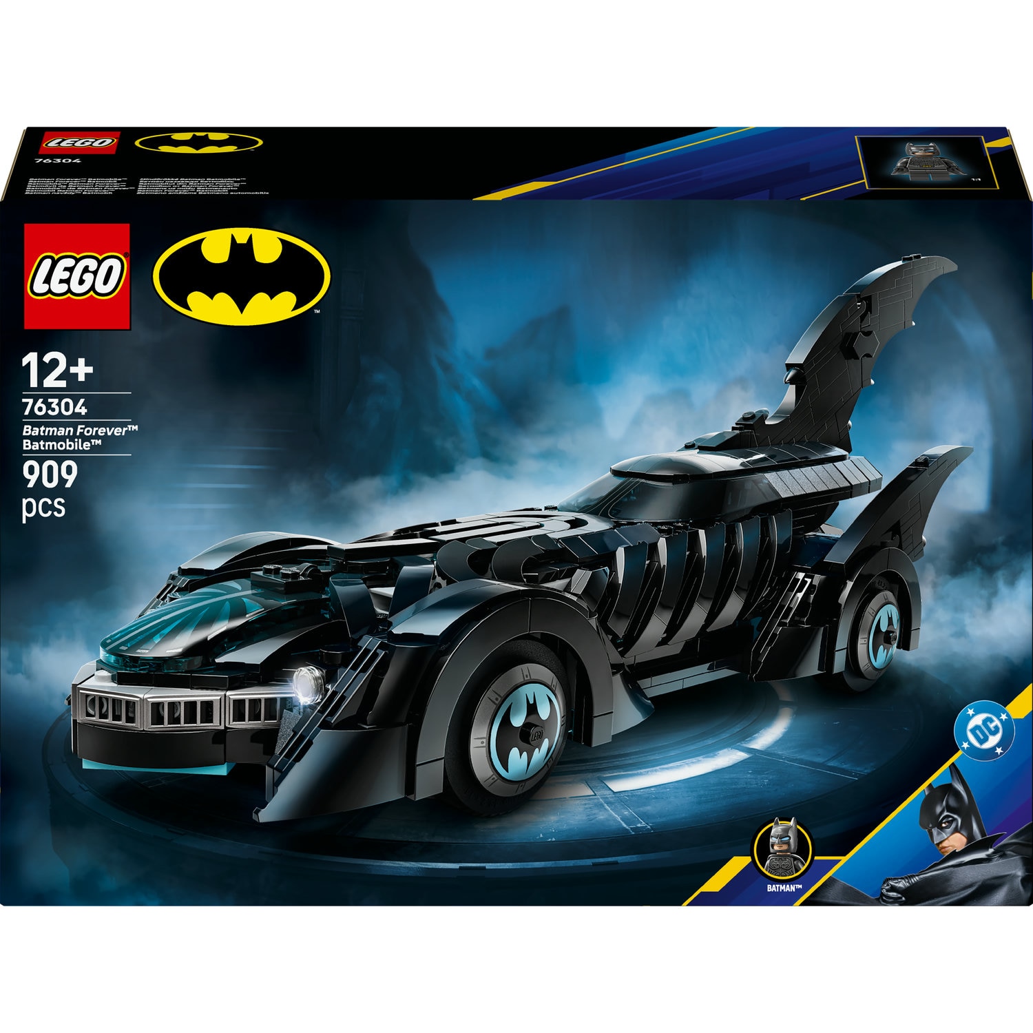 RT-76304」* LEGO® DC - Batmobilul din Batman Forever™ 76304, 909 piese - eMAG.ro