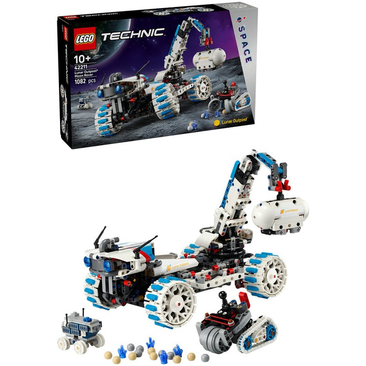 LEGO® Technic, Lunar Outpost™ Rover Space Vehicle 42211, 1082 части