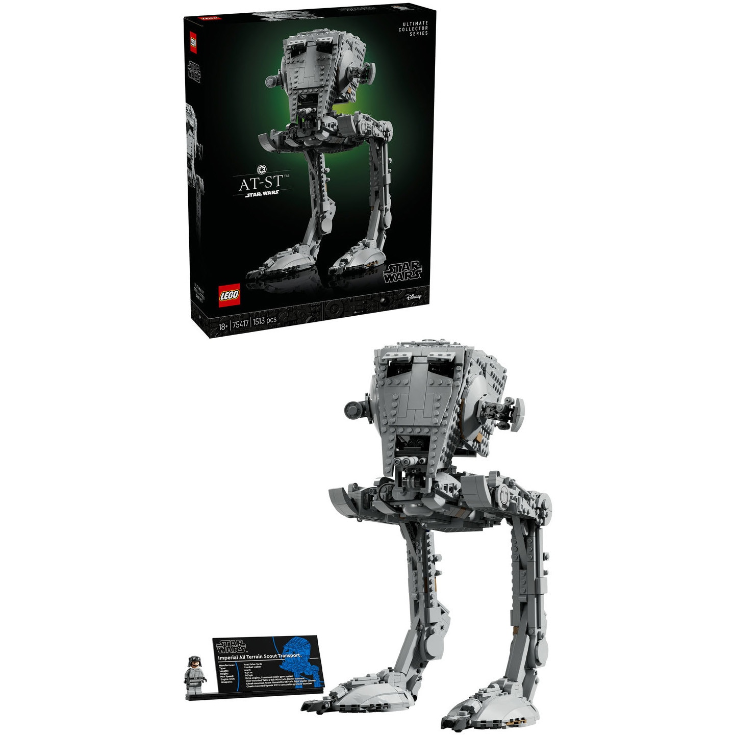 LEGO® Star Wars ™ - Robotul biped AT-ST™ 75417, 1513 piese