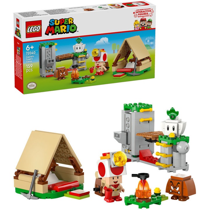 LEGO® Super Mario - Captain Toad táborhelye 72040, 159 darabos