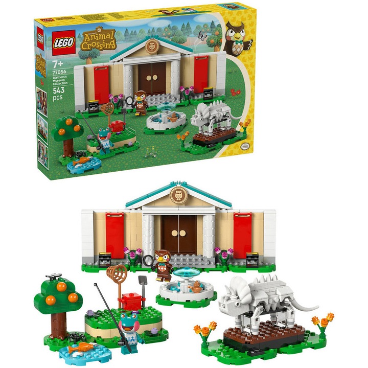 LEGO® Animal Crossing - Colectia de muzeu a lui Blathers 77056, 543 piese