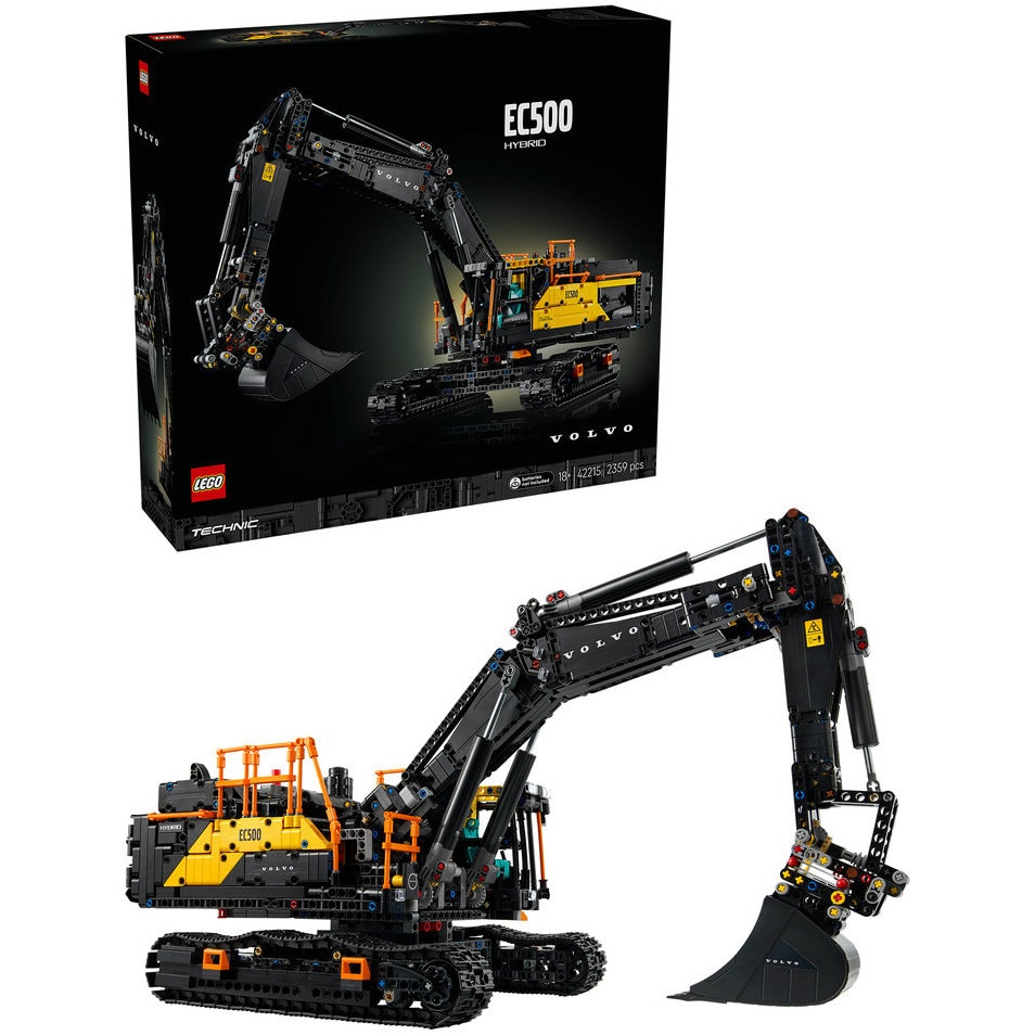 LEGO® Technic - Excavator Volvo EC500 Hybrid 42215, 2359 piese