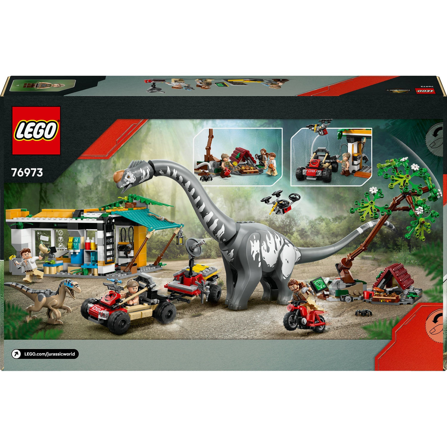 LEGO® Jurassic World - Misiune de urmarire a unui Velociraptor si