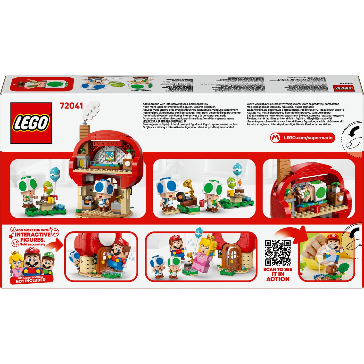 LEGO® Super Mario - Petrecere acasa la Toad 72041, 276 piese - eMAG.ro