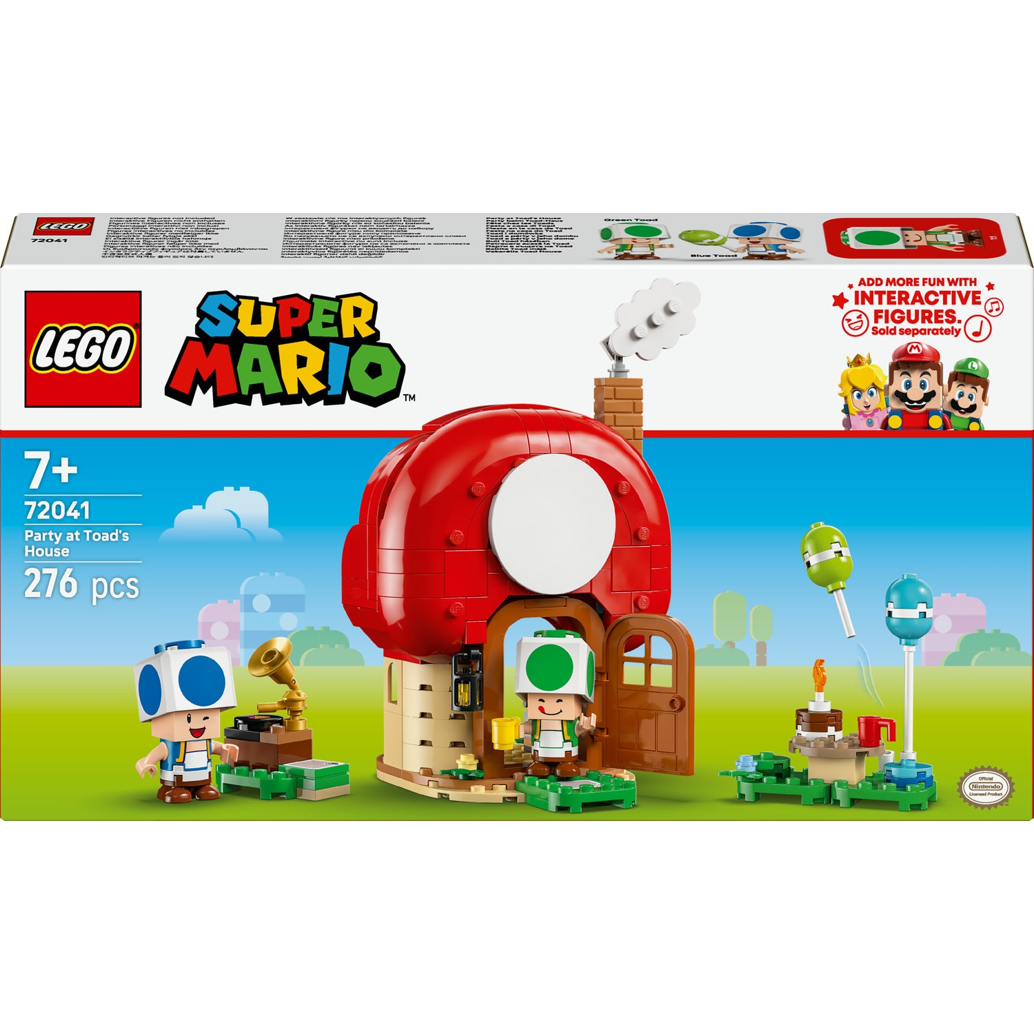 LEGO® Super Mario - Petrecere acasa la Toad 72041, 276 piese - eMAG.ro