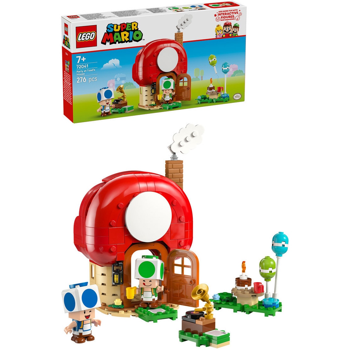 LEGO® Super Mario - Petrecere acasa la Toad 72041, 276 piese