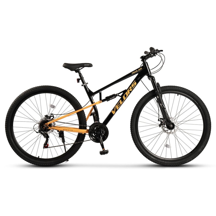 MTB, Teljes felfüggesztésű Velors Trail 2.9 V29271D 29", Fekete/Narancssárga