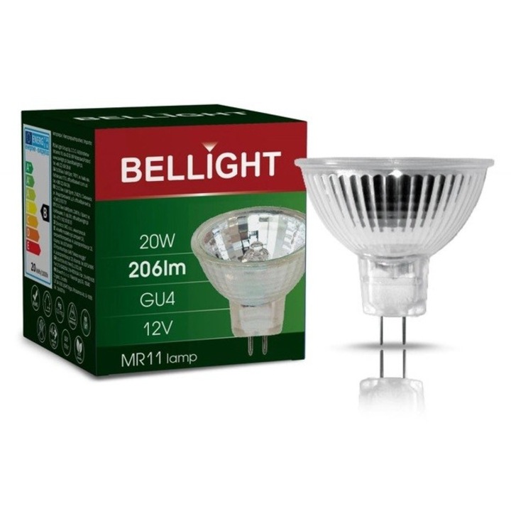 Халогенна крушка BELLIGHT MR11 GU4 12V 20W 35mm клас G