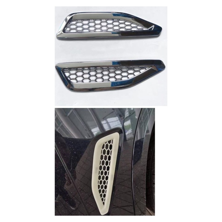 Set Ornamente Laterale Cromate pentru Aripi – Compatibil BMW X5 (2022 – Prezent)