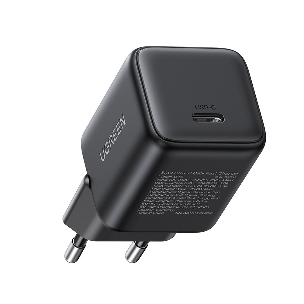 Incarcator Rapid Universal Ugreen X513, USB-C, GaN, Fast Charging