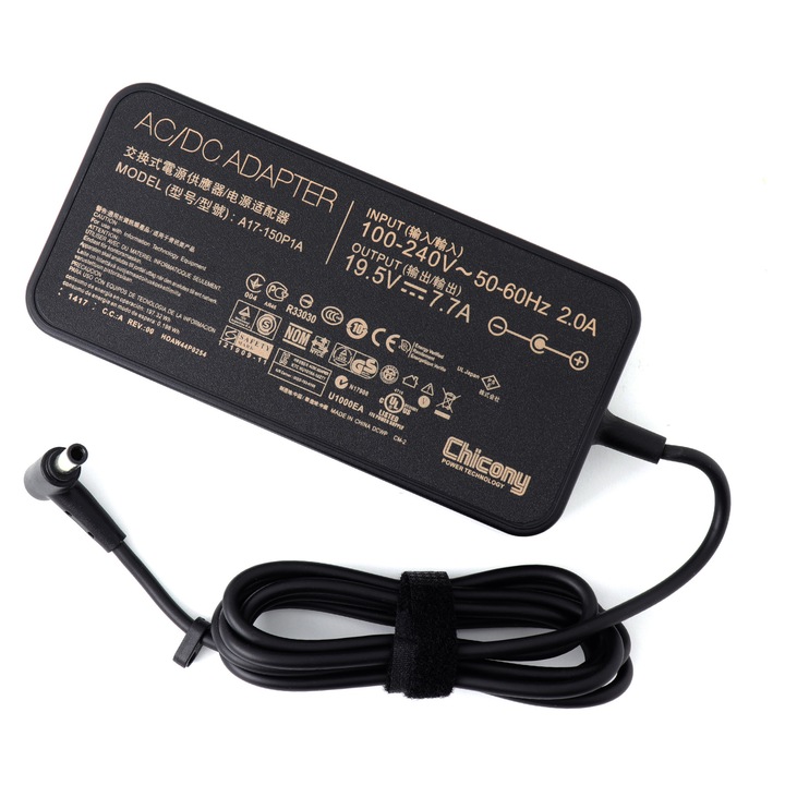Оригинално зарядно устройство Chicony Asus TUF FX705GD 150W, оригинално зарядно устройство TUF FX705GE 150W