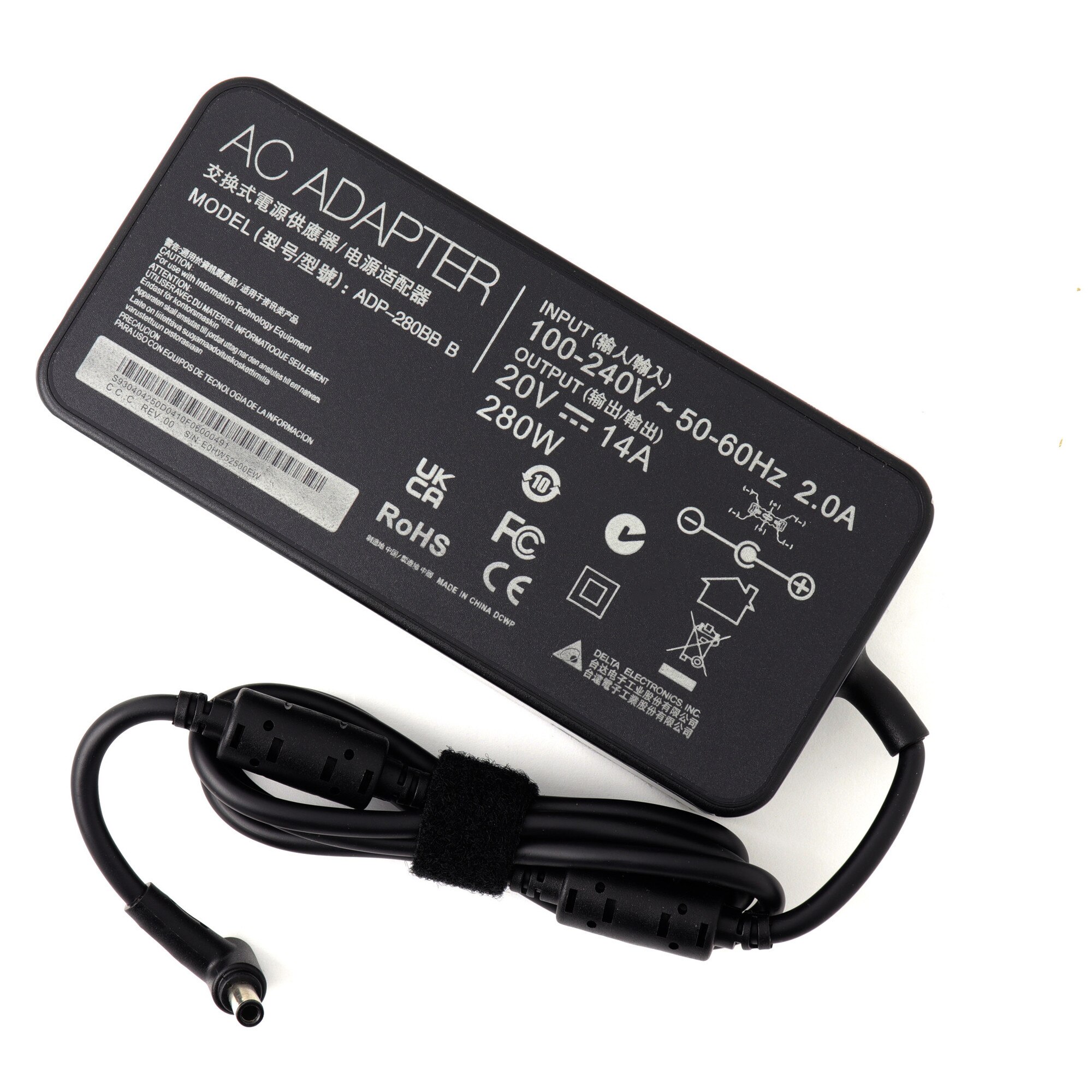 ROG ASUS ACアダプター ADP-280EB F 280W 楽天市場】純正新品 ASUS 20V 14A ADP-280EB B ACアダプターROG