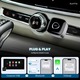 Adaptor Auto Wireless 2-in-1 KariVla, Mini USB, Plug & Play, Compatibil cu masinile echipate cu CarPlay si Android Auto, iOS 10+ / Android 10+, Bluetooth 5.0, Wi-Fi 5.8GHz, Negru