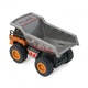 Basculanta de jucarie FUN TRUCK, Momki, cu lumini si sunete, negru+portocaliu+gri, 3ani+