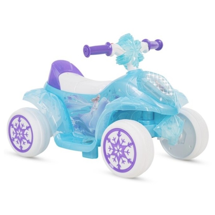Huffy Frozen Bubble Quad elektromos kisautó gyerekeknek, 7.2V akkumulátor, 30 perc hatótávolság, sebesség 3km/h Kék