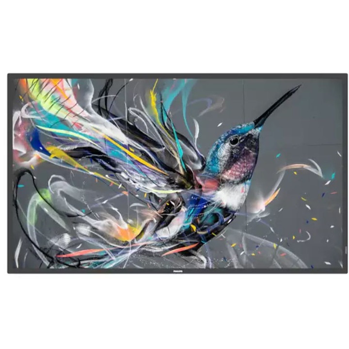 Philips Signage Solutions professzionális kijelző 74,5" 75BDL3511Q/00, Ultra HD 3840 x 2160, DVI, HDMI, fekete hangszórók