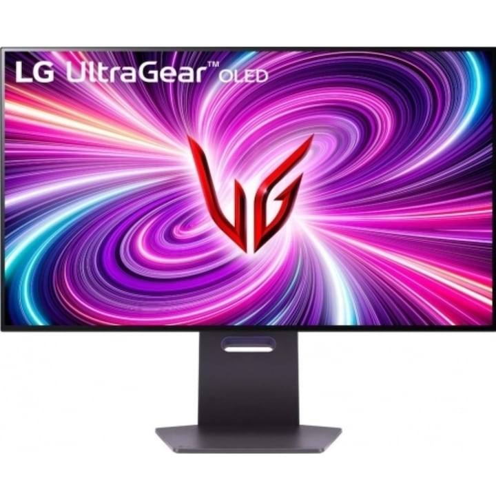 OLED Játékmonitor LG 31.46" 32GS95UX-B, UHD 3840 x 2160, HDMI, DisplayPort, Pivot, 480 Hz, 0.03 ms Fekete