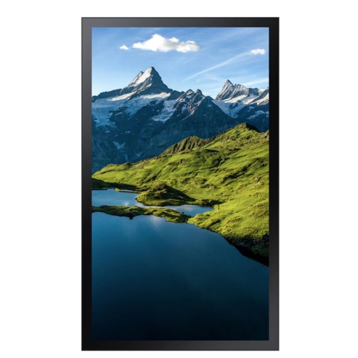 Samsung 75" LH75OHAEBGBXEN professzionális VA LED monitor, UHD 3840 x 2160, HDMI, DisplayPort, hálózati fekete