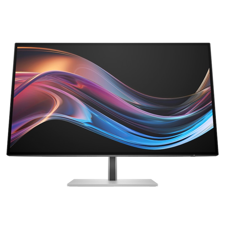 HP 27"-es 727pk IPS LED monitor, UHD 3840 x 2160, HDMI, DisplayPort, ezüst