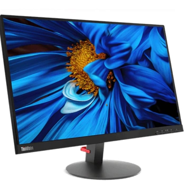 Monitor IPS LED Lenovo ThinkVision 23.8" P24h-2L, QHD 2560 x 1440, HDMI, DisplayPort, Hangszórók, Pivot Fekete