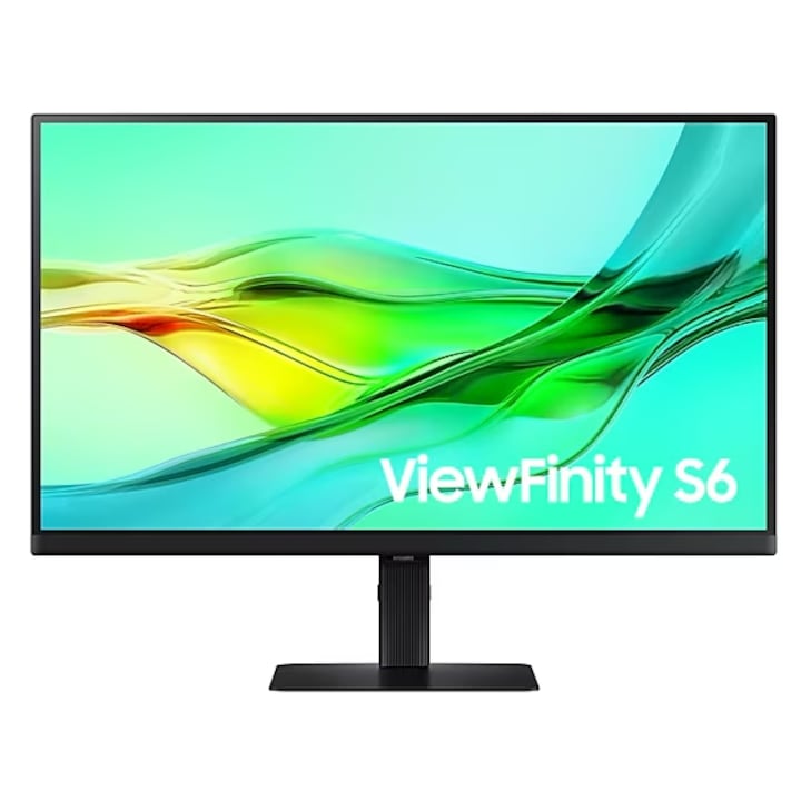 Monitor IPS LED Samsung 27" S27D604UAU, QHD 2560 x 1440, HDMI, DisplayPort, Pivot, 100 Hz, 5 ms Fekete