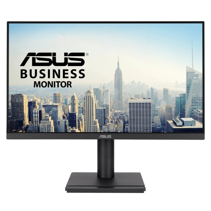 ASUS VA249QGS monitor, 23,8" IPS LED Full HD 1920 x 1080, VGA, HDMI, DisplayPort, hangszórók, Pivot, 120 Hz, 1 ms Fekete