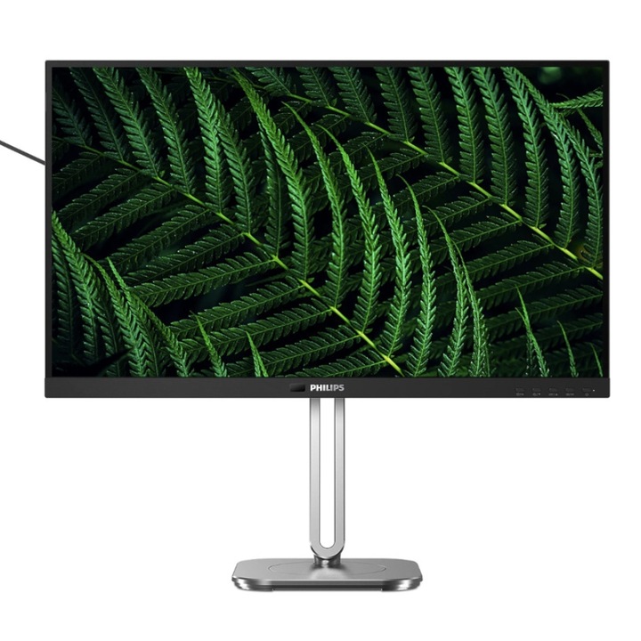 Philips 27"-os IPS LED monitor 27B2G5601/00, QHD 2560 x 1440, HDMI, DisplayPort, hangszórók, forgócsatlakozású, fekete/ezüst
